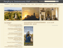 Tablet Screenshot of parafia.witkow.eu